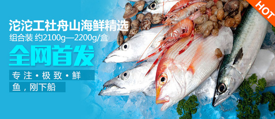 全网首发！沱沱工社舟山海鲜精选组合装 极致鲜鱼，刚下船直达餐桌