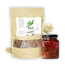 霍山牛角冲蒿子锅巴与手工熬制牛肉酱 扶贫美食的双重醇香